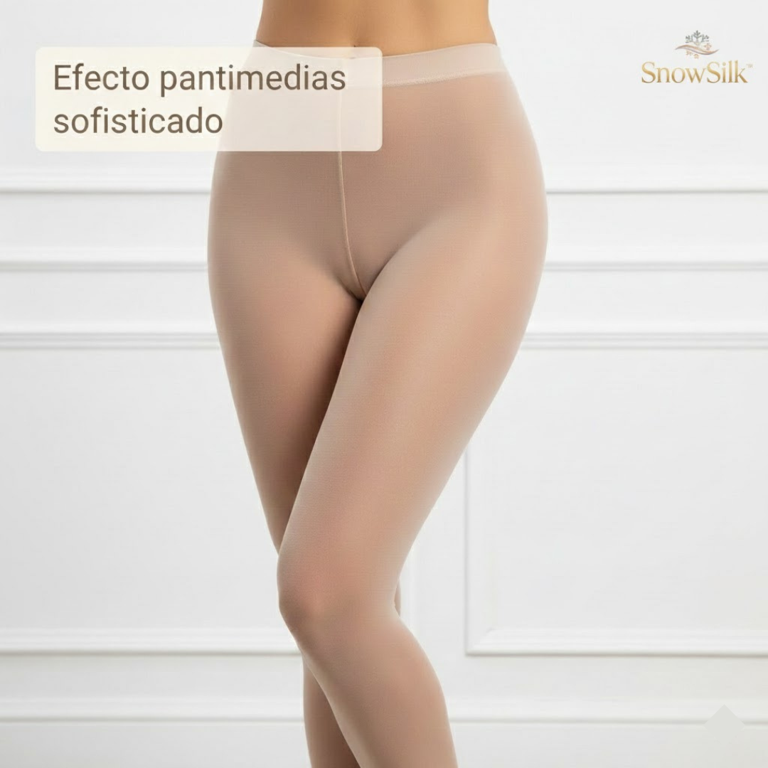 SnowSilk™ Leggings Térmicos Translúcidos [Efecto pantimedias con calor real]