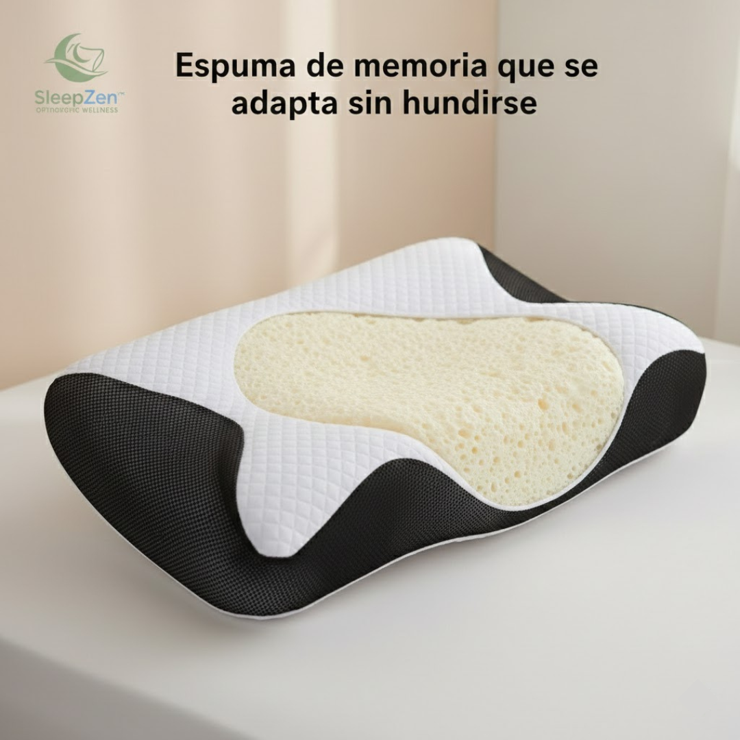 SleepZen™ Almohada Ortopédica [Alineación perfecta de la columna]