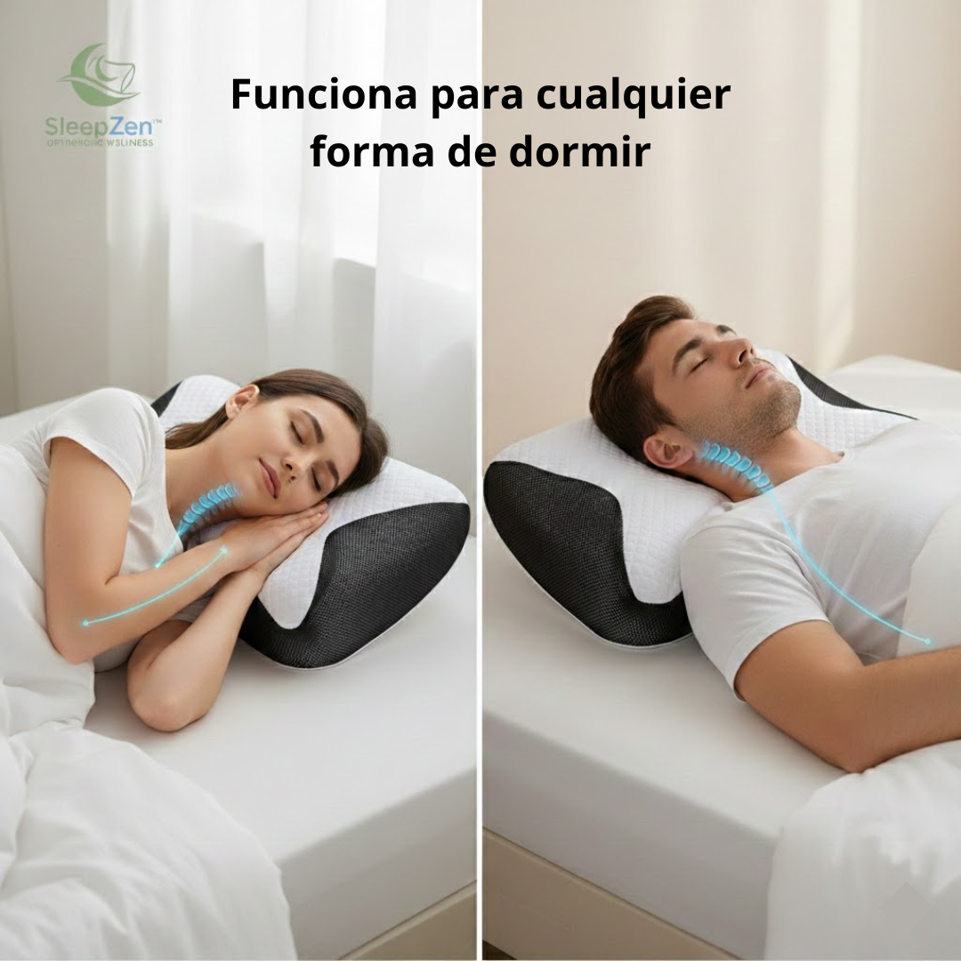 SleepZen™ Almohada Ortopédica [Alineación perfecta de la columna]