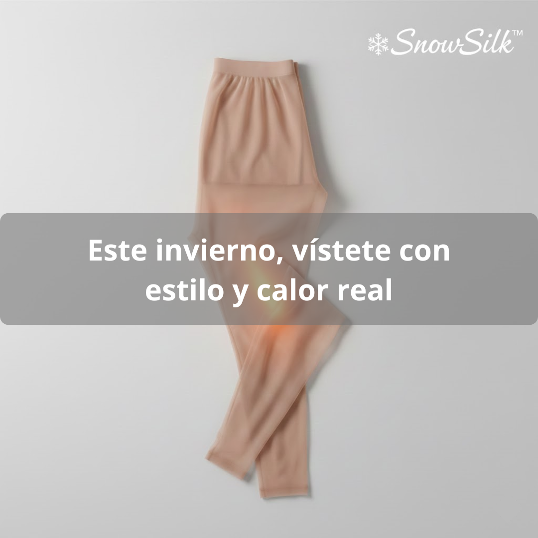 SnowSilk™ Leggings Térmicos Translúcidos [Efecto pantimedias con calor real]