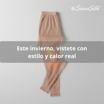 SnowSilk™ Leggings Térmicos Translúcidos [Efecto pantimedias con calor real]